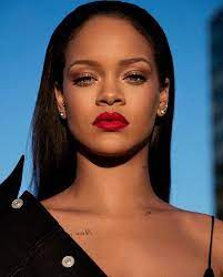 For more makeup tips visit www.theguidetogettingglam.com. Rihanna Fenty In Red Lipstick Makeup Look On Stylevore