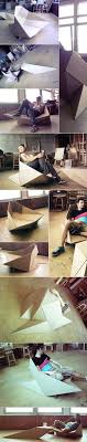 Great Version Of The Catdboard Chair Project From 1st Year Studio In Architecture Schools Cardboard Playgro Cardboard Design Origami Furniture Cardboard Chair