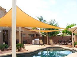 Beat the summer heat with a little style. Made In The Shade 12 Ways To Create Shade In Your Backyard Bless My Weeds Sun Sail Shade Shade Sail Sail Shades