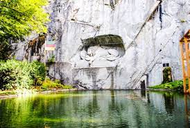The lion monument in lucerne. Lion Monument In Lucerne Switzerland Citizens Co
