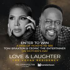 I'm doing something special for the mamas! Enter to win a pair of tickets  to see me & Cedric The Entertainer in Las Vegas