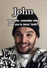 John and Peter Beef Bible It Was Peter