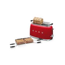Grille Pain 2 Fentes 4 Tranches Vintage Annees 50 Rouge Tsf02rdeu Smeg Avis Et Prix Francis Batt