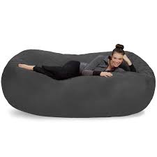 Sofa Sack Plush Bean Bag Sofas With Super Soft Microsuede Cover Xl Memory Foam Stuffed Lounger Chairs For Kids Bean Bag Couch Cool Bean Bags Bean Bag Chair