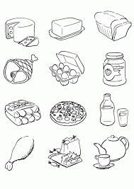50 healthy food coloring pages for kids. Free Printable Coloring Pages Food Coloring Home