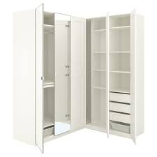 pax grimo vikedal دولاب ملابس زاوية أبيض زجاج مرايا ikea