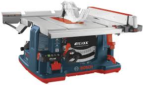 Bosch Reaxx Jobsite Table Saw Has Flesh Sense Safety Stop Portable Table Saw Table Saw Jobsite Table Saw