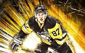 I actually received this autographed photo of sidney crosby and another from evgeni malkin. Download Wallpapers Sidney Crosby Nhl Grunge Art Pittsburgh Penguins Hockey Stars Sidney Patrick Crosby Hockey Yellow Abstract Rays Hockey Players Usa For Desktop With Resolution 2880x1800 High Quality Hd Pictures Wallpapers