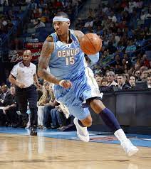 Carmelo anthony from the denver nuggets of the rookie team puts up a shot during the got milk? Denver Nuggets