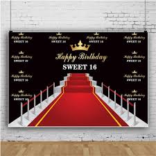 Dieses und viele weitere bücher versandkostenfrei im thalia onlieshop bestellen. 7x5ft Feliz Cumpleanos Dulce 16th Como Telon De Fondo La Alfombra Roja Para Hombres Y Mujeres De 16 Anos La Fiesta De Cumpleanos De Fondo Buy 16th Nino Decoracion De La