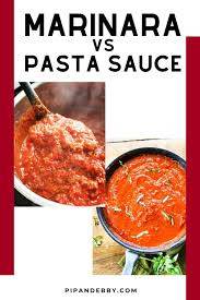 what is difference between marinara sauce and spaghetti sauce