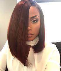 4.6 asymmetrical bob weave middle part. 50 Best Bob Hairstyles For Black Women Pictures In 2019