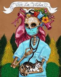 Viva La Vida Original Art And Giclee Prints By Karina Etsy Art Joker Art Mexican Art