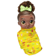 Free Shipping! Baby Alive Water Baby Doll with Shampoo Snuggle Berry Boo,  Black Hair Playset, 11 Inch Water Doll for Kids 3+