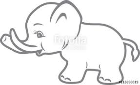 Check spelling or type a new query. Baby Elephant Outline Drawing Stock Image And Free Jpg Clipartix