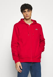 Sweat à capuche lacoste taille s il est en très bon état agréable à porté ce n'est pas un véritable. Lacoste Classic Hoodie Sweat A Capuche Zippe Red Rouge Zalando Fr