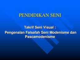 Dalam konteks seni visual kontemporari, borneo malaysia yang kaya dengan kraf dan budaya pelbagai etnik telah memberikan inspirasi kepada hasil seni visual yang dipamerkan sangat menarik, kreatif dan kualitinya mampu berada pada tahap yang lebih tinggi, katanya ketika berucap. Ppt Pendidikan Seni Powerpoint Presentation Free Download Id 4188871