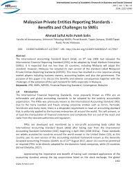 Fill, sign and send anytime, anywhere, from any device with pdffiller. Pdf Malaysian Private Entities Reporting Standards Benefits And Challenges To Smes
