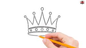 How To Draw A Crown Step By Step Easy For Beginners Kids Simple Crowns Crown Drawing Princess Crown Drawing King Crown Drawing