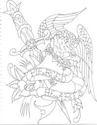 Downloads free printable 8 tattoo design coloring pages for adults which has been drawn on the body of a woman and a man below with a variety of unique and interesting designs such as eagles, dragons, tigers, flowers and butterflies. Free Printable Tattoo Coloring Pages For Adults Coloring And Drawing