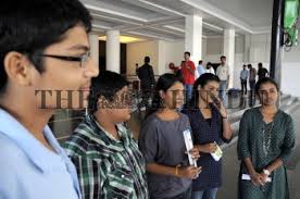 KOCHI, 02/06/2012. (L to R) Joel, Varghese, Athira, Nandini and Alina speak  about The Hindu...
