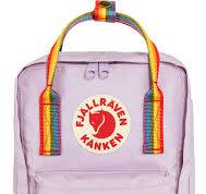 Fjällräven Kinderrucksack Kanken Rainbow Mini Pastel Lavender Lila