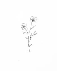 Wild Flower 5 Easy Flowers Beautiful Flower Drawings Flower Drawing Flower Tattoo Designs