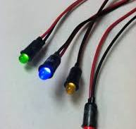 Led Drink Coasters | Colourful Lighting PL8B Mini LED Indicator Light - 8mm  24V AC/DC Chrome Signal Light (Green) Led Turn Signal Indicator