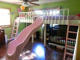 All of the slats are 2×4s with a small rabbet to fit in a sub rail. Remodelaholic 15 Amazing Diy Loft Beds For Kids Diy Loft Bed Kids Loft Beds Kid Beds