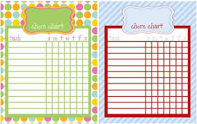 free kids chore chart kids learn to save spend and tithe