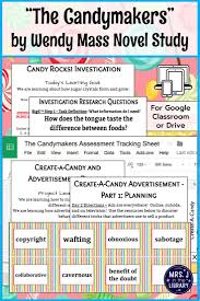The Candymakers Digital Novel Study Mrs J In The Library In 2020 Novel Studies School Library Lessons Elementary School Library