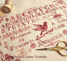 The key to the scheme 3. Creative Poppy Printable Patterns For Cross Stitch And Needlework
