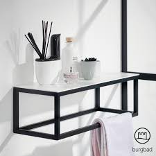 Burgbad Junit Die Schone Wandablage Uberzeugt Durch Ihren Modernen Look Und Ihre Funktionalitat Der Matt S Dekorative Aufbewahrungsboxen Ablage Regal Schwarz