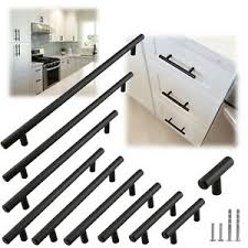 Black coated steel hardware generator canopy cabinet toolbox door handle. Black Kitchen Handles For Sale In Stock Ebay