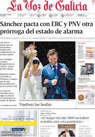 Periodismo multiángulo que triunfa desde galicia. Periodico La Voz De Galicia 31 5 2020