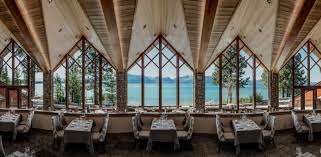 Stuff made from wood and stone, leather couches, big windows, and sequoia trees are all part of the tahoe charm. South Lake Tahoe Restaurants With A View Epic Lake Tahoe