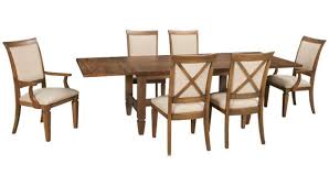 Legacy Brownstone 7 Piece Dining Set Jordan S Furniture Kitchen Table Settings Dining Room Sets Buy Dining Room Set