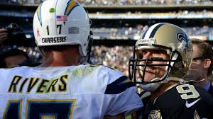 On not receiving a hike in payment from the 'san diego chargers', brees turned to other teams and soon. Just Like Old Times Philip Rivers And Drew Brees Share Practice Field Los Angeles Chargers Blog Espn