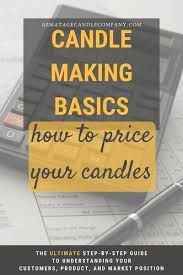 How To Price Your Candles Candle Making Basics In 2020 Prices Candles Diy Soy Candles Making Candles Diy