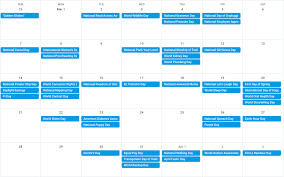 You will also engage yourself in charitable. Social Media Holiday Calendar 2021 Downloadable Softwarepundit