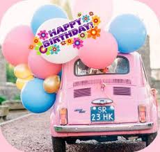 Cute Happy Birthday Pictures For Women Cute Car Happy Birthday Woman Happy Birthday Text Happy Birthday Cards