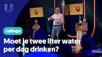Moet je 2 liter water per dag drinken? - YouTube