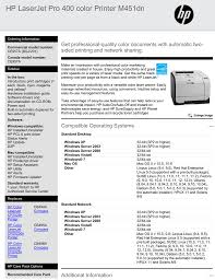 Printer and scanner software download. Hp Laserjet Pro 400 Color Printer M451dn Manualzz