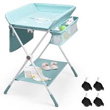 Trouvez des tables à langer avec rangement et des dessus de table à langer à très bon prix. Costway 4 En 1 Table A Langer Pour Bebe Pliable A Roulettes Avec Panier De Rangement 3 Hauteur Reglable Charge 30kg Structure En Fer Achat Vente Table A Langer 0617748471292