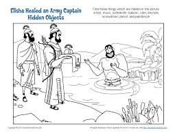 You are viewing some naaman page printable sketch templates click on a template to sketch over it and color it in and share with your family and friends. Naaman Was Healed Hidden Objects Children S Bible Activities Sunday School Activities For Kids