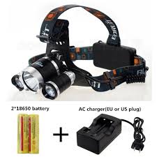 Waterproof Headlamp Cree Xml T6 5000 Lumens Rechargeable Lampe