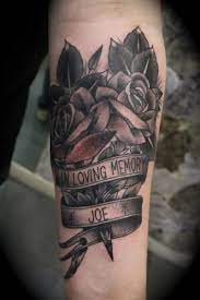Here's some common memorial tattoo designs for you to look at. Rose Tattoos Are Always In Bloom Rose Tattoos For Men Tattoos For Guys Rose Tattoos