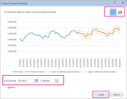 create a forecast in excel for windows excel