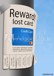 Lost or stolen cards can i make an online payment the same day i change bank information or enroll? Lost Credit Cards Are The Theme Of This Illustration Lost Stolen Or Damaged Credit Card Replacement