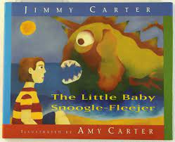 Jimmy Carter Amy Carter Signed The Little Baby Snoogle Fleejer Hardback Book Psa Coa